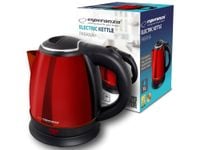 Esperanza czajnik elektryczny 1.0 l elegancki stal nierdzewna czerwony
