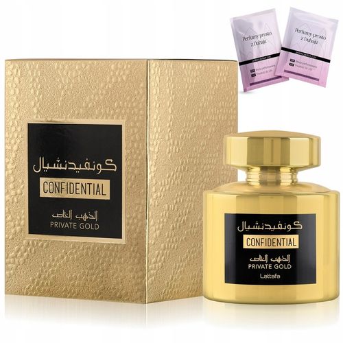 PERFUMY DAMSKIE LATTAFA CONFIDENTIAL PRIVATE GOLD OWOCOWE SZYPROWE KUSZĄCE na Arena.pl