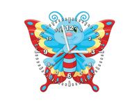 40X40CM ZEGAR NIEBIESKI MOTYL OBRAZ