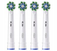 4x końcówka Oral-B Pro Cross Action do szczoteczki elektrycznej białe 100%