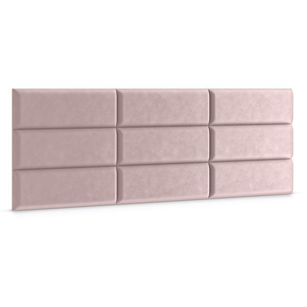 Panel Tapicerowany Ścienny Różowy 50cm x 15cm zdjęcie 2