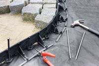 Gwoździe stalowe czarne 8x300mm 10 kg