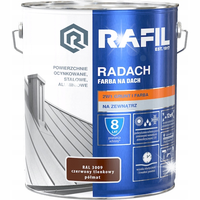 RAFIL RADACH FARBA NA DACH CZERWONY PÓŁM. 3009 10L