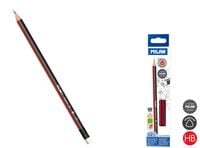 Ołówek Trójkątny Hb Z Gumką (12) 3453