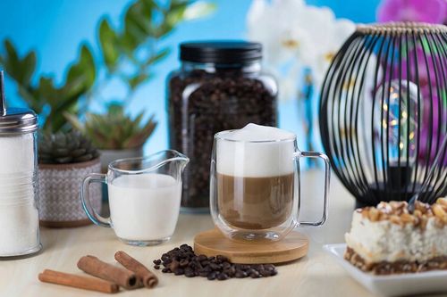 KOMPLET SZKLANEK KUFLOWYCH Z UCHEM 300ML X2SZT. (NR 4474) na Arena.pl