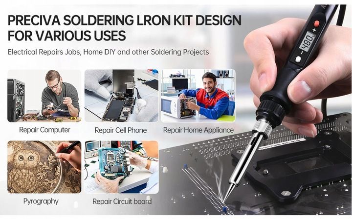 LUTOWNICA PRECYZYJNA KOLBOWA 80W ON-OFF 900M zdjęcie 5