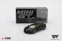 MINI GT BUGATTI W16 2024 Mistral Black 1:64