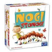 Gra planszowa rodzinna towarzyska dla dzieci Nogi Stonogi Egmont