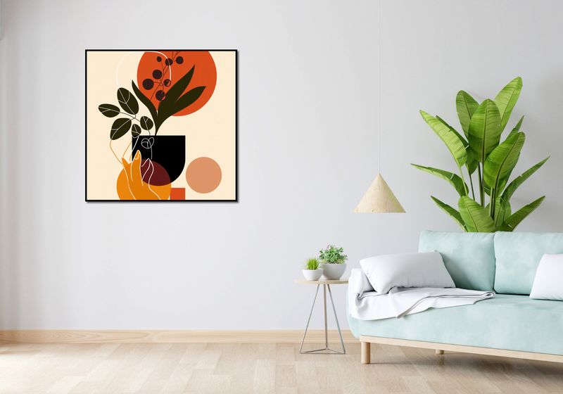 Plakat 90x90cm Dotyk Naturalności zdjęcie 4