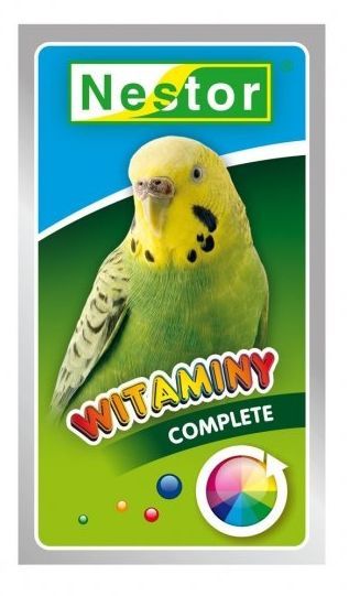 Witaminy Complete Nestor dla małych ptaków papug zdjęcie 1