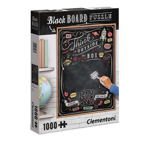 Clementoni 1000 elementów Black Board Think outside the box na Arena.pl