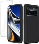 Zestaw Ochronny LYZXMY dla Xiaomi Poco X4 Pro 5G Etui TPU i Szkło Hartowane