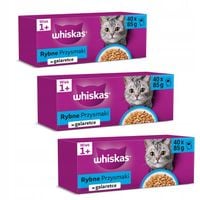Whiskas Karma dla kotów Rybne przysmaki w galaretce 85 g x 120 sztuk