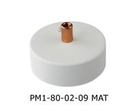 Podsufitka metalowa 1 otwór 80mm kolor biały + miedź