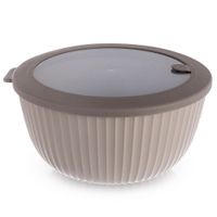 Miska Kuchenna z Pokrywką do Mieszania Miksowania Wyrabiania Ciasta 4L