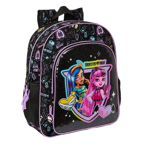 Plecak dziecięcy Monster High Czarny 32 X 38 X 12 cm na Arena.pl