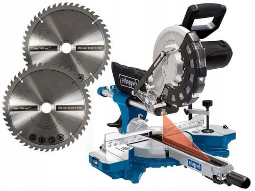 SCHEPPACH Piła ukośnica ukosowa z przesuwem i SOFT-STARTem HM254 +Kątownik na Arena.pl