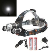 Latarka czołowa akumulatorowa LED 3 x XML T6