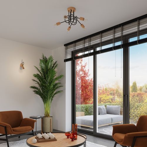 Żyrandol EMBER 3 czarny na Arena.pl