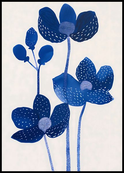 Plakat 67,5x95cm Nocne Kwiaty zdjęcie 2