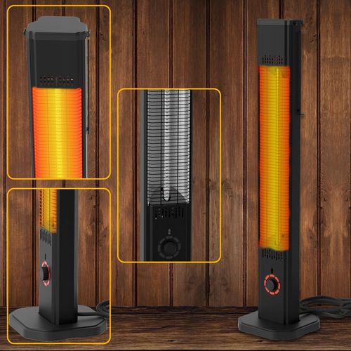 2w1 Promiennik podczerwieni ciepła tarasowy TOR 8 poziomów 2000W pilot na Arena.pl