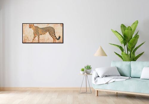 Plakat 91,3x44,5cm Gepard w Ruchu na Arena.pl