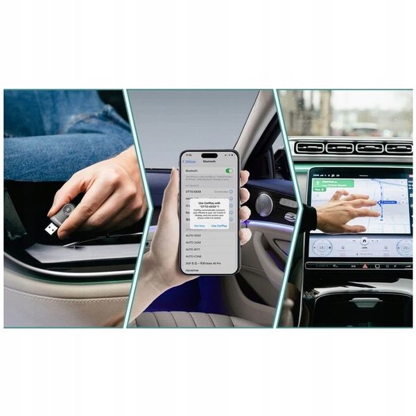 Ottocast Mini 2w1 Bezprzewodowy CarPlay / Android Auto Adapter CA505-T zdjęcie 8