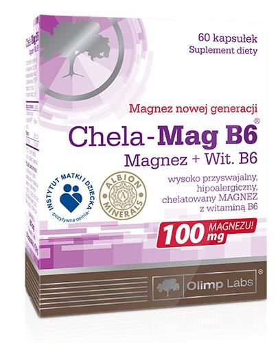 OLIMP CHELA MAG B6 Magnez + Witamina B6 60 kaps na Arena.pl