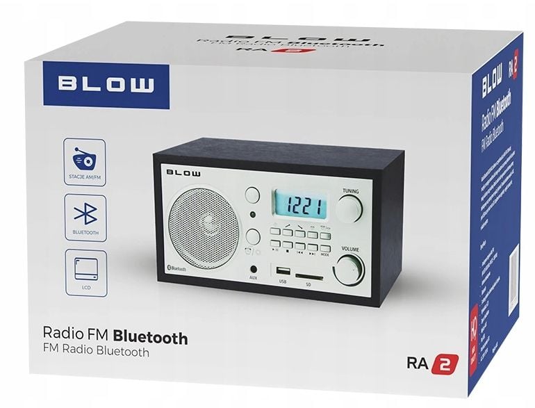 Radio Analogowe Blow Bluetooth Usb Sd Aux Fm Am zdjęcie 3