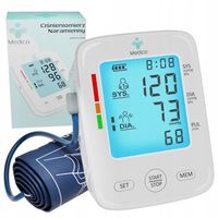 CIŚNIENIOMIERZ NARAMIENNY MEDICO ARYTMIA, WYGODNY, USB, DZIENNICZEK