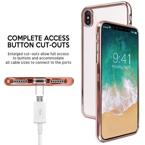 Mercury RING2 - Etui iPhone X (srebrny) na Arena.pl