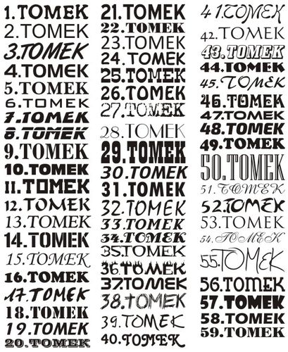 TABLICE IMIENNE REJESTRACYJNE na samochód wózek na Arena.pl