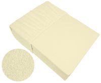 Prześcieradło frotte z gumką 200x220 Bielbaw Greno kremowe