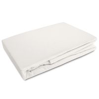 Prześcieradło bez gumki 180x210 flanela kolor ecru