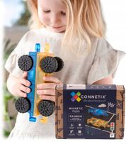 Connetix Klocki magnetyczne Rainbow Car Pack 2 Connetix autka pociągi