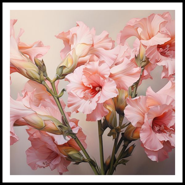 Plakat 100x100cm Kwiatowa Symfonia zdjęcie 3