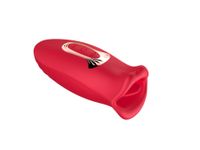 stymulator łechtaczki z języczkiem b series cute czerwony usb
