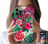 ETUI DO IPHONE 13 PRO MAX - KRZYŻ, RÓŻA CHRZEŚCIJAŃSTWO JEZUS PLECKI