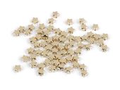 GWIAZDKI MINI DO BRANSOLETEK HANDMADE DIY DEKOR JASNY ZŁOTY 6X6MM 30SZT