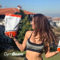 BIAŁKO WOŁOWE AMINOKWASY MIĘŚNIE BEEF PROTEIN - GymBeam 1000g czekolada