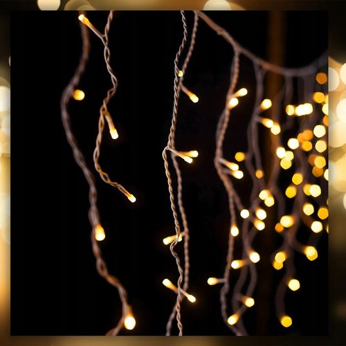 SOPLE LAMPKI CHOINKOWE ŚWIATEŁKA 300 LED 14,5M GRUBY KABEL FLASH ZEWNĘTRZNE na Arena.pl
