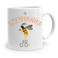 Kubek Dziennikarza Reportera Ta Dziennikarka Jest Z Nadrukiem Ze Zdjęciem