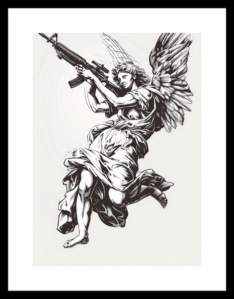 Plakat 20,5x28,4cm Anioł Wojny zdjęcie 3