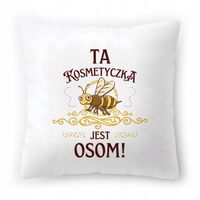 Poduszka Dla Kosmetyczki Na Urodziny Prezent Z Nadrukiem Ze Zdjęciem