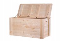 Skrzynia drewniana ogrodowa kufer 104 cm