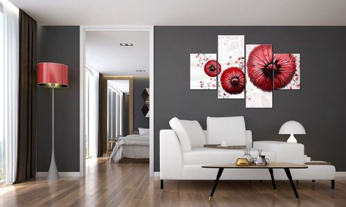 Obraz Drukowany 120X80 Czerwone Dmuchawce na Arena.pl