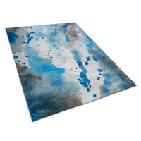 Dywan 160 x 230 cm niebiesko-szary BOZAT