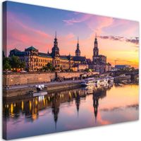 Obraz do salonu sypialni kuchni biura, Niemcy Miasto Drezno