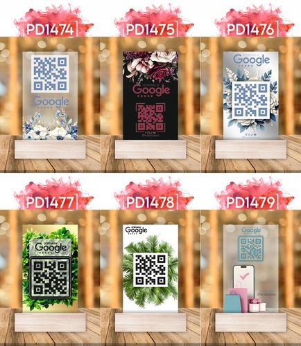 STATUETKA Z TABLICZKĄ z miejscem na kod QR I TWOJE LOGO nadruk UV na Arena.pl