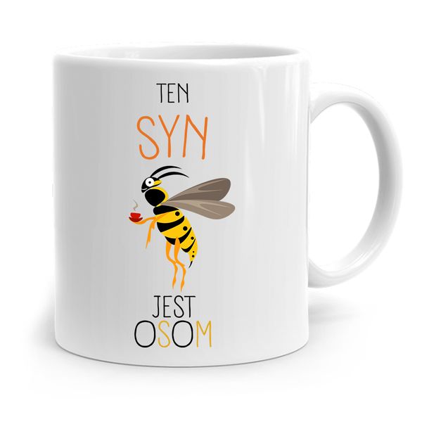 Kubek Prezent Dla Syna Dziecka Ten Syn Jest Osom Z Nadrukiem Ze Zdjęciem zdjęcie 1